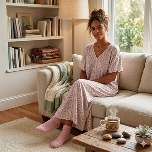 Kate Spade Panthera Cheetah Short Sleeve Satin Lounger Size Medium